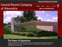 Tablet Screenshot of centralelectricco.com